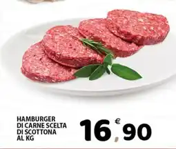 Premium Supermercati Hamburger di carne scelta di scottona offerta