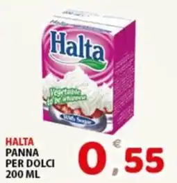 Premium Supermercati Halta panna per dolci offerta