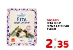 Premium Supermercati Pavlikis feta senza lattosio offerta