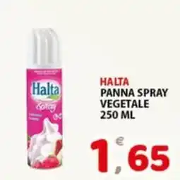 Premium Supermercati Halta panna spray vegetale offerta