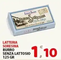 Premium Supermercati Burro Sorensina senza lattosio offerta