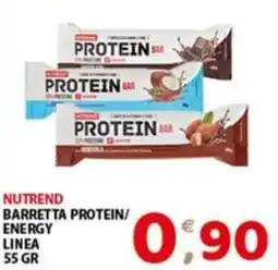 Mio Market Nutrend barretta protein/energy linea offerta