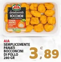 Premium Supermercati AIA semplicemente panati bocconcini di pollo offerta
