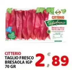 Premium Supermercati Citterio taglio fresco bresaola igp offerta