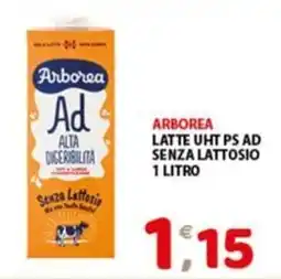 Mio Market Arborea latte UHT PS AD senza lattosio offerta