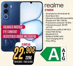 Fiducia & Convenienza realme C100X offerta