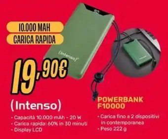 Powerbank F10000 Intenso