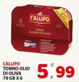 Premium Supermercati Callipo tonno olio di oliva offerta