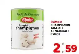 Premium Supermercati D'Amico funghi champignon offerta