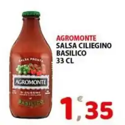 Premium Supermercati Salsa ciliegino basilico Agromonte offerta