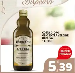 Premium Supermercati Costa d'Oro olio extra vergine di oliva offerta