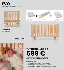 Universo Bimbo Evo sistema sonno evolutivo offerta