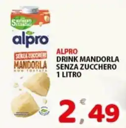 Premium Supermercati Alpro drink mandorla senza zucchero offerta
