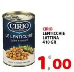 Premium Supermercati Cirio le lenticchie offerta
