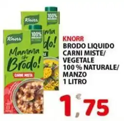 Premium Supermercati Knorr Brodo liquido Carni miste/vegetale offerta