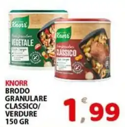 Premium Supermercati Knorr brodo granulare classico/verdure offerta