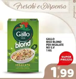 Premium Supermercati Gallo riso blond per insalate offerta
