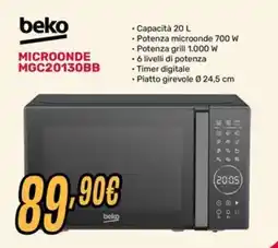 Fiducia & Convenienza Microonde Beko offerta