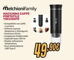 Fiducia & Convenienza Macchina caffè portatile Melchionifamily offerta
