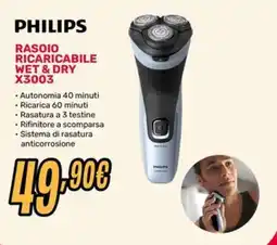 Fiducia & Convenienza Rasoio ricaricabile wet & dry Philips offerta