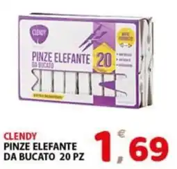 Premium Supermercati Clendy pinze elefante da bucato offerta