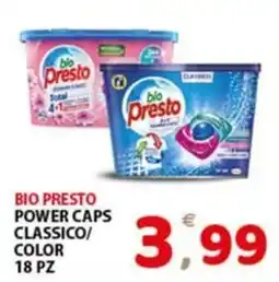 Premium Supermercati Bio Presto Power Caps Classico/Color offerta