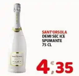 Mio Market Sant'orsola demi sec ice spumante offerta