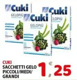 Premium Supermercati Cuki sacchetti gelo offerta