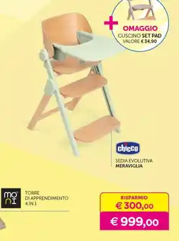 Universo Bimbo Sedia evolutiva Meraviglia chicco offerta