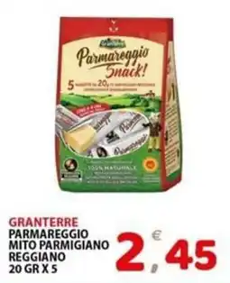 Il Centro Superstore Granterre Parmareggio Mito Parmigiano Reggiano offerta