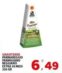 Il Centro Superstore Granterre Parmareggio Parmigiano Reggiano offerta