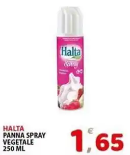 Il Centro Superstore Halta panna spray vegetale offerta