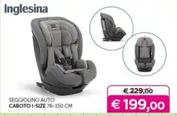 Universo Bimbo Inglesina Seggiolino Auto Caboto I-Size 76-150 CM offerta