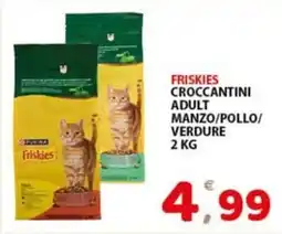 Premium Supermercati Friskies croccantini adult manzo/pollo/verdure offerta