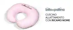 Universo Bimbo Cuscino allattamento con ricamo nome offerta