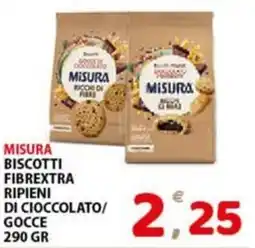 Premium Supermercati Misura biscotti fibrextra offerta