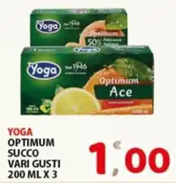 Premium Supermercati Yoga Optimum Succo offerta