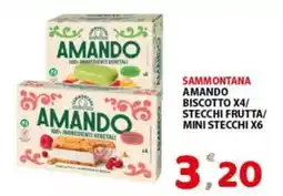 Premium Supermercati Sammontana Amando biscotto offerta