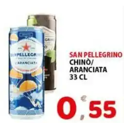 Premium Supermercati San Pellegrino Chinò/Aranciata offerta