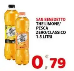 Premium Supermercati San Benedetto The Limone Pesca Zero Classico offerta