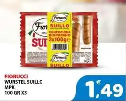Il Centro Superstore Fiorucci Wurstel Suillo offerta