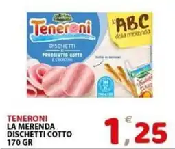 Il Centro Superstore Teneroni la merenda dischetti cotto offerta