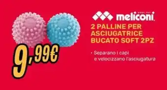 Fiducia & Convenienza Palline per asciugatrice bucato soft Meliconi offerta
