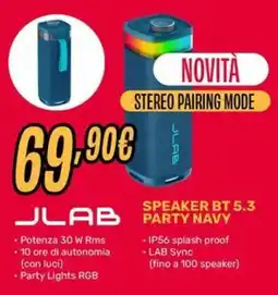Fiducia & Convenienza JLAB SPEAKER BT 5.3 PARTY NAVY offerta