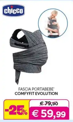 Universo Bimbo Chicco fascia portabebè comfyfit evolution offerta