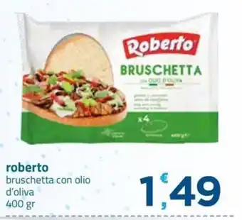 Roberto bruschetta con olio d'oliva