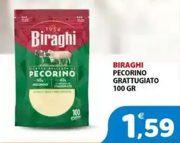 Il Centro Superstore Biraghi pecorino grattugiato offerta