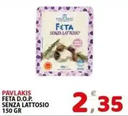Il Centro Superstore Pavlakis feta d.o.p. senza lattosio offerta