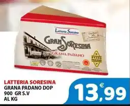 Il Centro Superstore Latteria Soresina Grana Padano DOP offerta