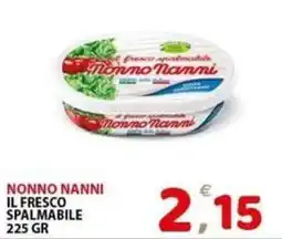 Il Centro Superstore Il fresco spalmabile Nonno Nanni offerta